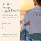 KARMA AND LUCK Dreamy Escape Beach Towel - Image 4
