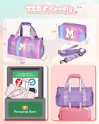 Gifts for 4 5 6 7 8 9 10 Year Old Girls-Girl Gym Bag - Image 3