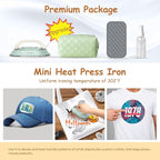 Newbealer Travel Iron with Global Voltage, 100-240V Mini Dry Iron - Image 9