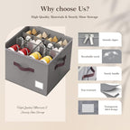 Criusia Shoe Organizer for Closet, 2 Pack Shoe Organizer - Image 3