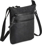 Crossbody Sling Bag for Women Small Real Leather Purse Vintage Travel Crossover by Cochoa