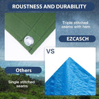 20’x24’ Canvas Tarp Heavy Duty Water Resistant Tarpaulins - Image 3