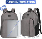 LARIPOP Extra Large Backpack, 17.3 Inch Business Laptop backpack - Image 2
