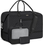 Weekender Bag for Women, Travel Duffel Bag Carry On Overnight Bag by ITIEZY