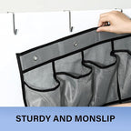 35Large Pockets Over The Door Shoe Organizer, Mesh Pockets Shoe Holder Rack - Image 4