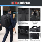 Travel Backpack, Expandable 40-50L Carry On Backpack, Extra Large Anti-Theft - Image 5