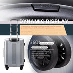Coolife Luggage Expandable Suitcase PC+ABS 3 Piece Set - Image 4