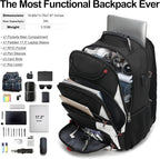 Boavan Laptop Backpack for men, 17.3 inch Laptop Bag - Image 5