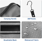 Suitcase Organizer, Travel Luggage Organizer Portable Hanging Travel Shelves - Image 3