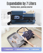 LIGHT FLIGHT Carry On Luggage 22x14x9 Airline Approved, Durable Hard Shell - Image 7