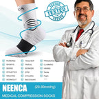 NEENCA Medical Compression Socks—2 Pairs, Ankle Socks - Image 7