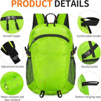 Small Hiking Daypack, 15L Water-Resistant Hiking Backpack Packable Lightweight - Image 6