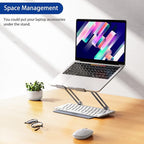 BESIGN LS10 Aluminum Laptop Stand, Ergonomic Adjustable Notebook Stand - Image 9