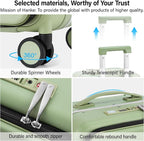 Hanke 24 Inch Luggage with Cup Holder and Charge, Top Opening Hard Shell - Image 9