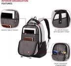SwissGear Cecil 5505 Laptop Backpack, Heather Grey - Image 4