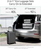 LUGGEX Luggage with Spinner Wheels, Polycarbonate Expandable Hard Shell Suitcase - Image 5