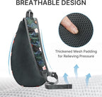 G4Free Sling Bag for Men Women, Small Crossbody Backpack Lightweight Chest - Image 5