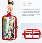 Rough Enough Clear Toiletry Bag Travel Cosmetic Makeup Toothbrush Case Pouch - Image 5