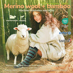 Merino Wool Compression Socks for Women Men, 15-20 mmHg Knee High Socks for - Image 2