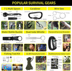 Survival Kit, Gifts for Men Outdoor Adventure Camping Hiking Hunting - Image 5
