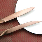 24-Piece Flatware Set, Extra Thick Heavy Duty - Image 3