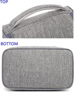FlowFly Double Decker Cooler Insulated Lunch Bag Large Tote - Image 6