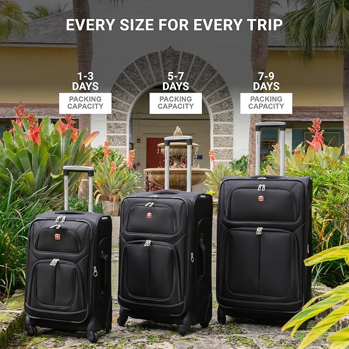 SwissGear Sion Softside Expandable Roller Luggage, 3-Piece Set - Image 6