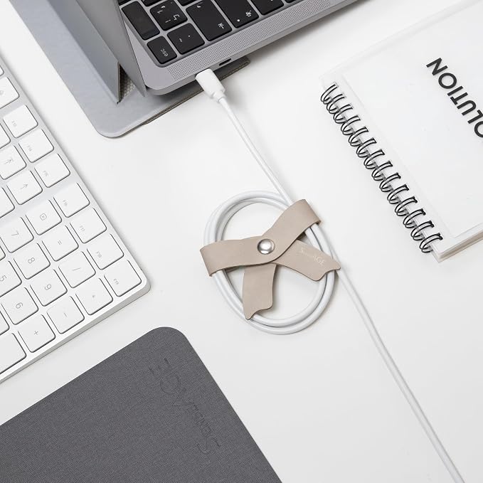 SenseAGE 5 Pack Cord Organizer, Bow Cord Keeper, Cable Organizer USB Holder - Image 8