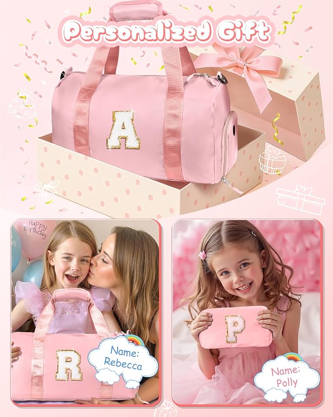 Gifts for 4 5 6 7 8 9 10 Year Old Girls-Girl Gym Bag - Image 2