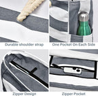 Becokan Beach Bag Large Beach Tote Bag - Image 2