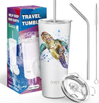 THILY Stainless Steel Vacuum Insulated Tumbler Travel Mug 26 oz Coffee Cup - Image 6