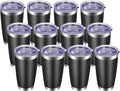 VEGOND 20oz Tumbler with Lid and Straw Stainless Steel Tumbler Cup Bulk Vacuum by VEGOND