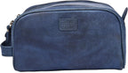 LEATHER VILLAGE Premium Leather Toiletry Travel Pouch - Image 2