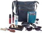Crossbody Sling Bag for Women Small Real Leather Purse Vintage Travel Crossover - Image 6