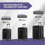 Spyder Traverse 25 Inch Medium Expandable Hardside Upright Suitcase - Image 7