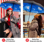 LLanxiry Compact Travel Umbrella, Mini Windproof Umbrellas - Image 6