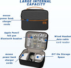Electronics Organizer, Travel Cord Organizer Pouch, Portable Cable Organizer - Image 5