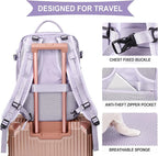 coowoz Large Travel Backpack For Women Men, Carry On Backpack, Hiking Backpack - Image 7