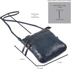Crossbody Sling Bag for Women Small Real Leather Purse Vintage Travel Crossover - Image 3
