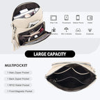 Crossbody Purse for Women, Lightweight Medium Crossbody Bag Soft Leather - Image 5