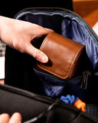 MR.OKAY Single Watch Travel Case-Classic Leather Watch Case - Image 3
