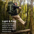 Osprey Talon 44L Men's Lightweight Hiking Backpack - Image 4