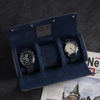 Genuine Napa Leather Watch Roll Travel Case - Image 2