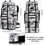 Hiking Backpack for Men 70L/100L Camping Backpack Military Rucksack Molle 3 - Image 4