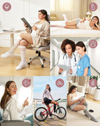 Momcozy Compression Socks for Women Wide Calf, 15-20mmHg Knee High Support - Image 6