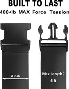 Luggage Straps for Suitcases TSA Approved Travel Belt 8 Pack by Chelmon - Image 2
