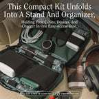 Halfday Sidekick Tech Organizer Kit | Flip-Out Kickstand - Image 5
