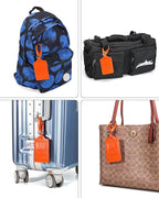 Teskyer Luggage Tags, 3 Pack Premium PU Leather Luggage Tags - Image 7