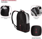 SwissGear Cecil 5505 Laptop Backpack, Heather Grey - Image 2