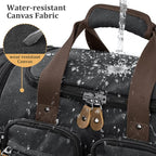 Gonex Canvas Duffle Bag for Travel, Expandable Water Resistant 50L Carry on - Image 2